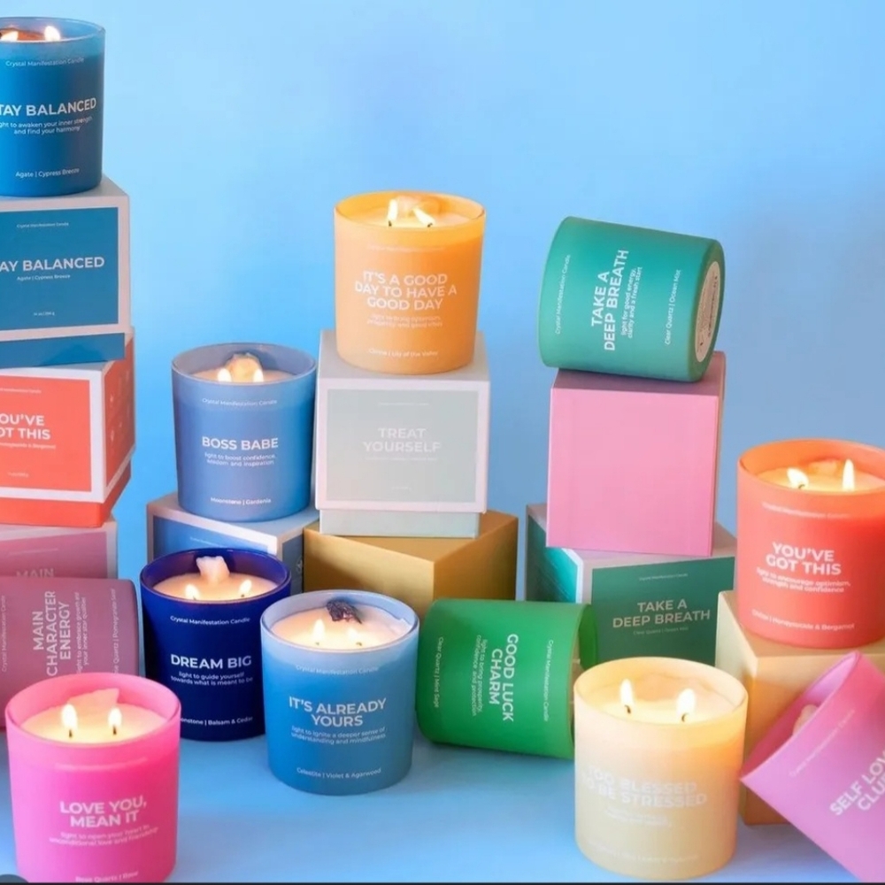 Jill & Ally Manifestation Candles - New in Box